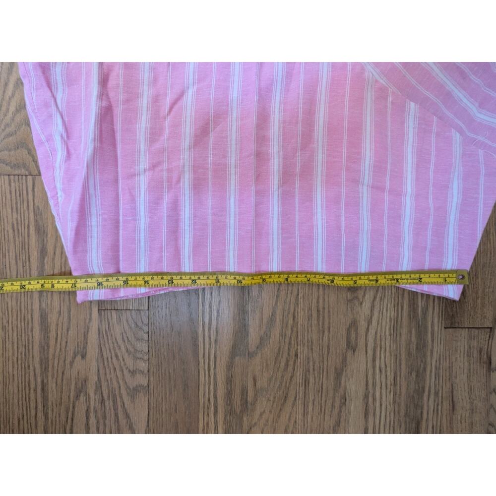 ZARA NWT Women's XL Skirt Maxi Asymmetrical Linen Pink - Picture 4 of 8
